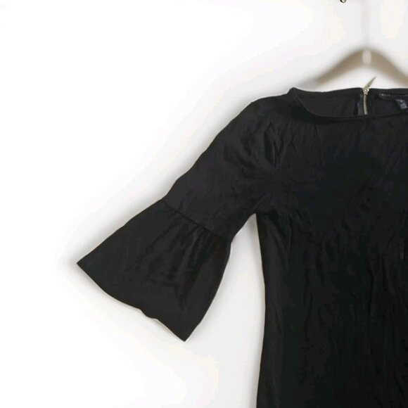 $89 ~ WHBM White House Black Market Bell 3/4 Sleeve Shift Dress Stretchy S - Picture 5 of 7